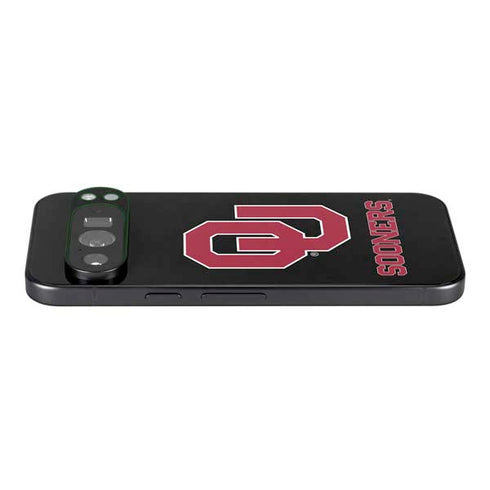 University of Oklahoma Sooners Black Pixel 9 Pro XL Skin